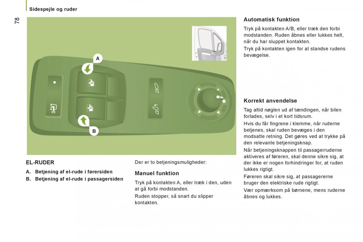 Citroen Jumper II 2 Bilens instruktionsbog / page 80