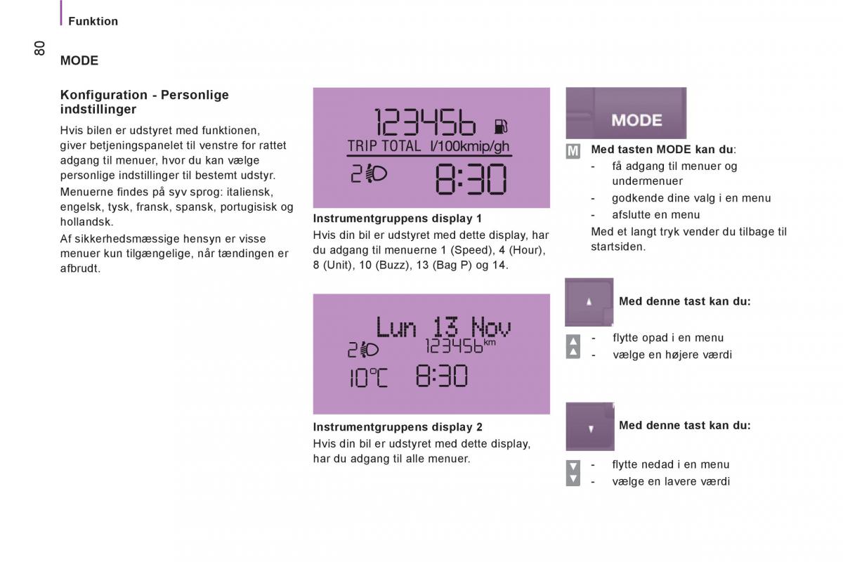 Citroen Jumper II 2 Bilens instruktionsbog / page 82