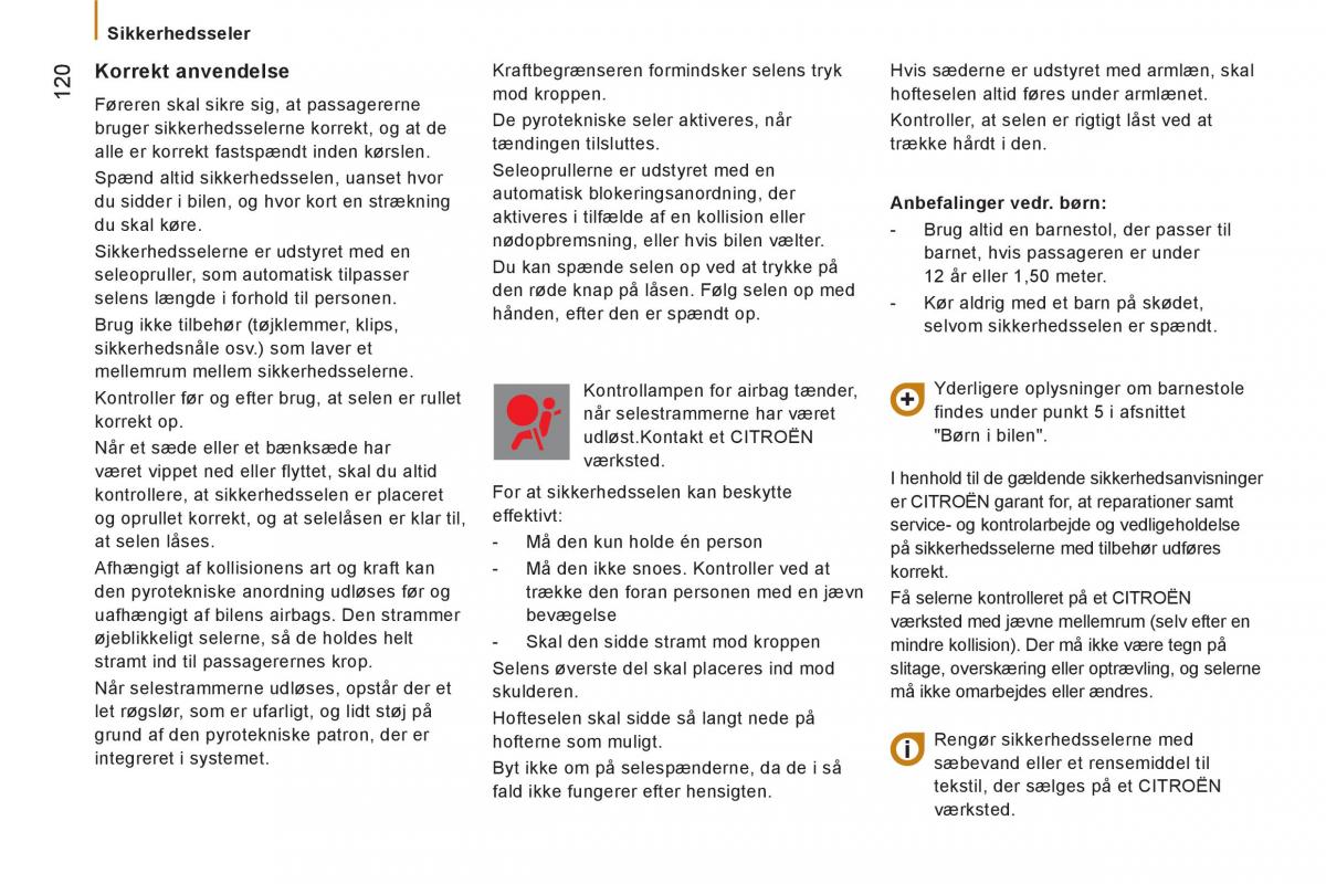 Citroen Jumper II 2 Bilens instruktionsbog / page 122