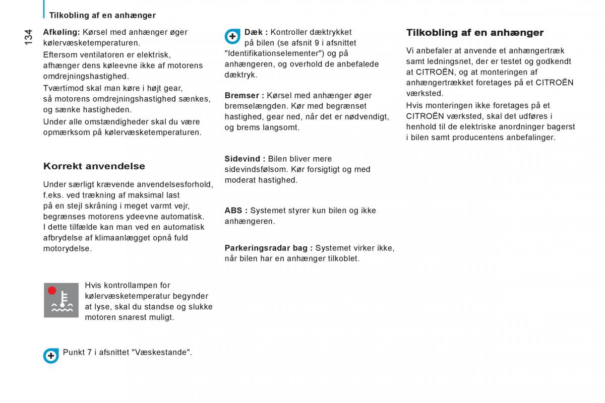 Citroen Jumper II 2 Bilens instruktionsbog / page 136