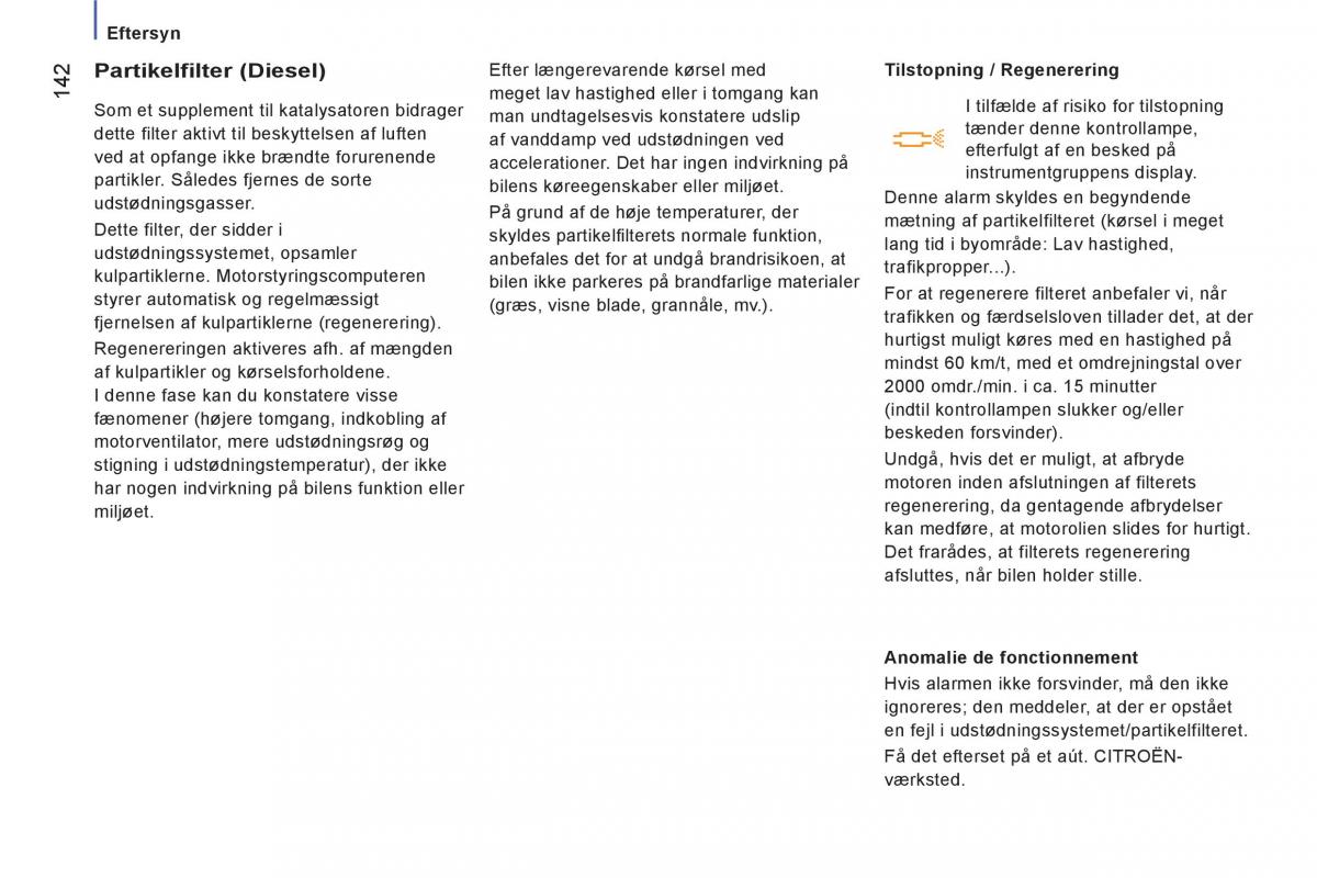 Citroen Jumper II 2 Bilens instruktionsbog / page 144