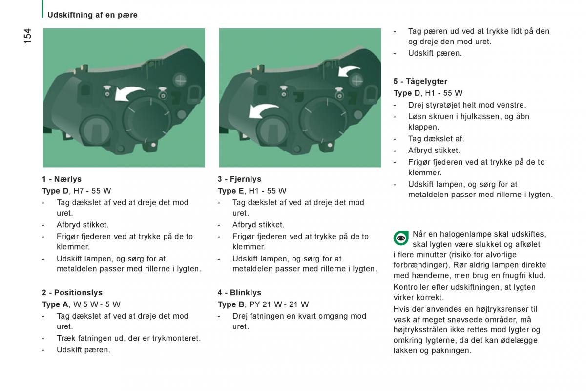 Citroen Jumper II 2 Bilens instruktionsbog / page 156