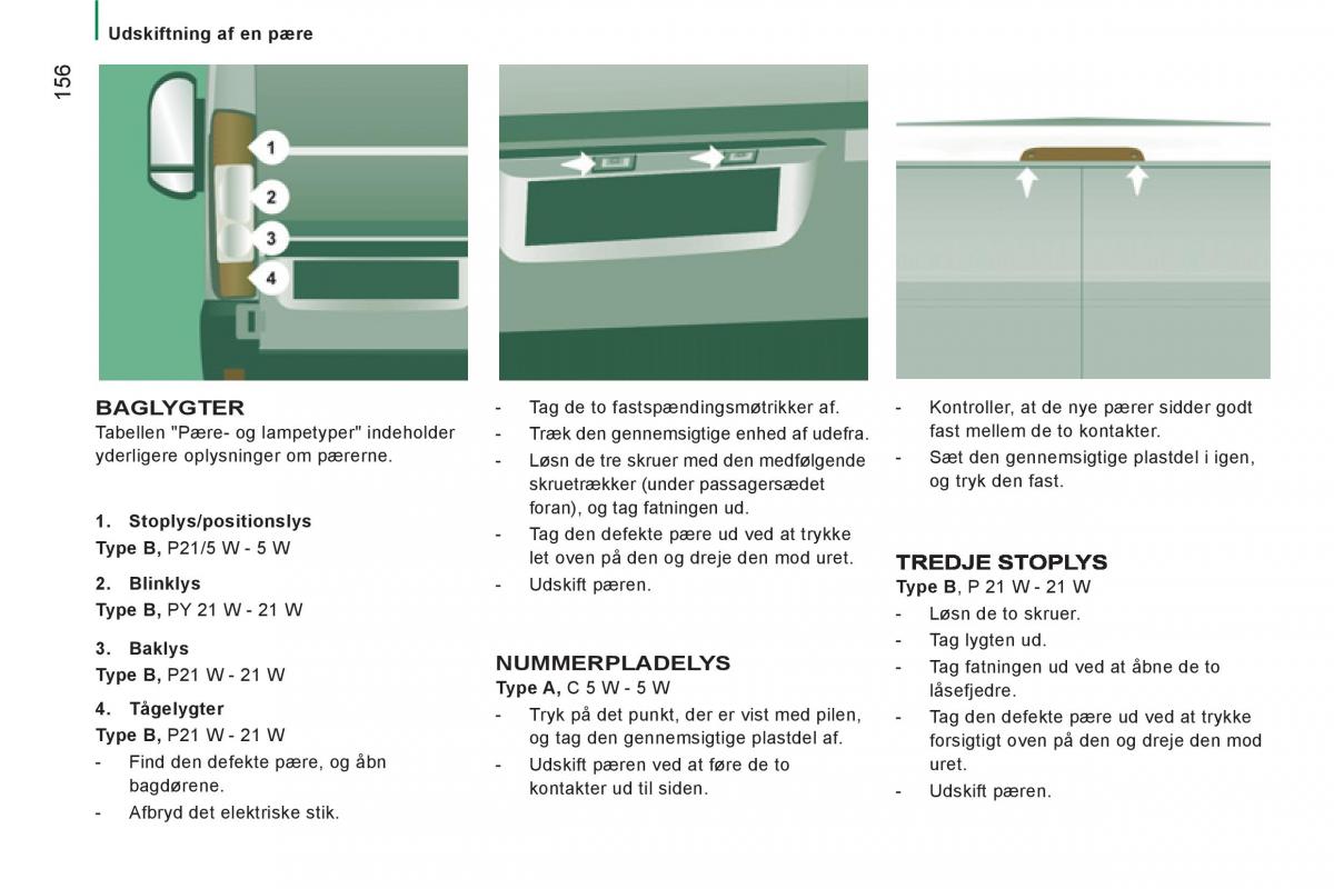 Citroen Jumper II 2 Bilens instruktionsbog / page 158