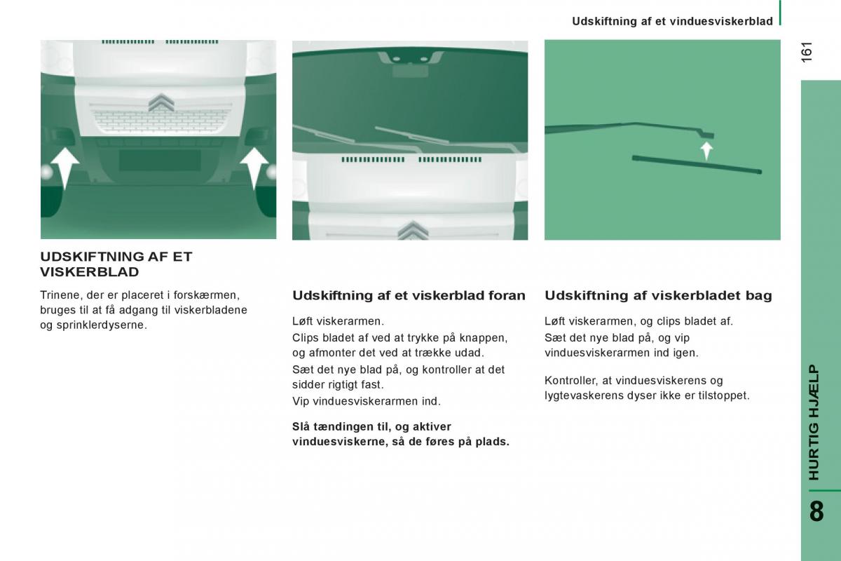 Citroen Jumper II 2 Bilens instruktionsbog / page 163