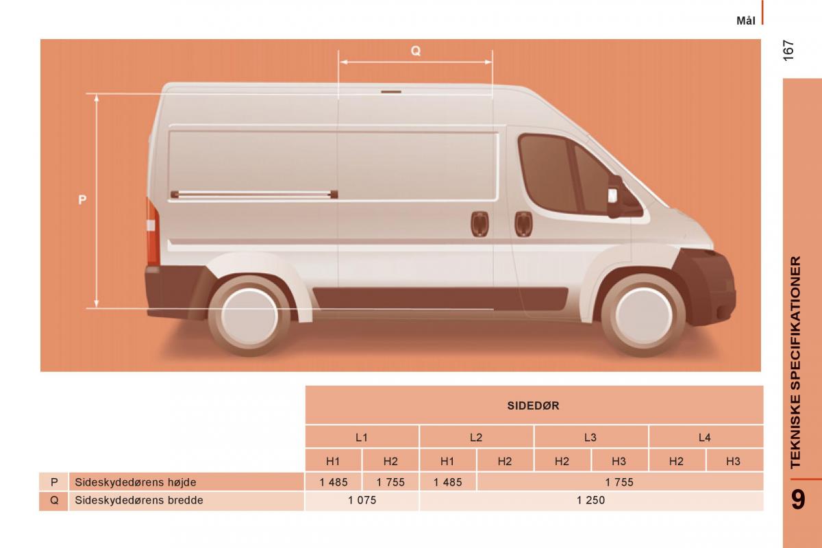 Citroen Jumper II 2 Bilens instruktionsbog / page 169