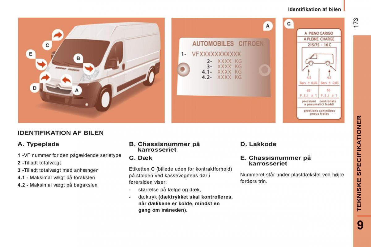 Citroen Jumper II 2 Bilens instruktionsbog / page 175