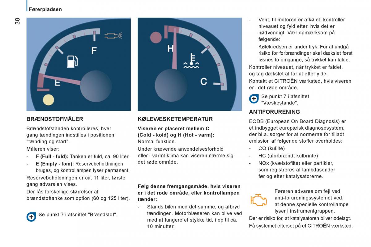 Citroen Jumper II 2 Bilens instruktionsbog / page 40