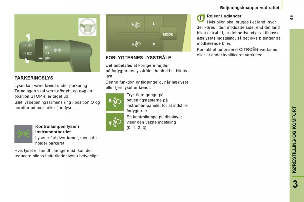 Citroen Jumper II 2 Bilens instruktionsbog / page 51