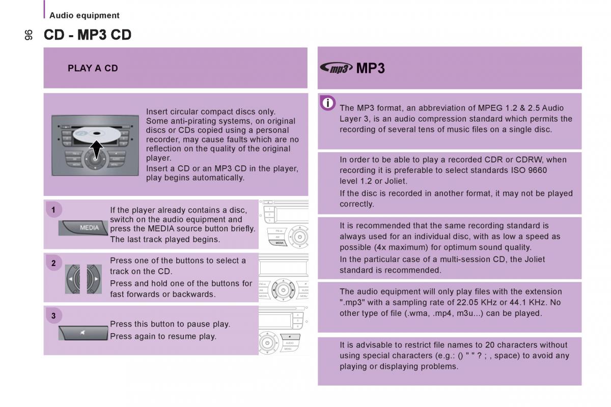 Citroen Jumper II 2 owners manual / page 98