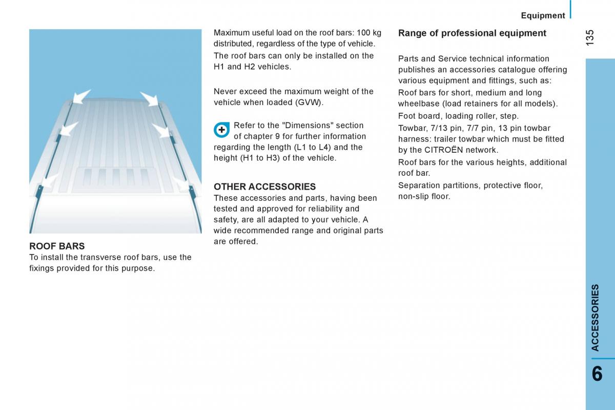 Citroen Jumper II 2 owners manual / page 137