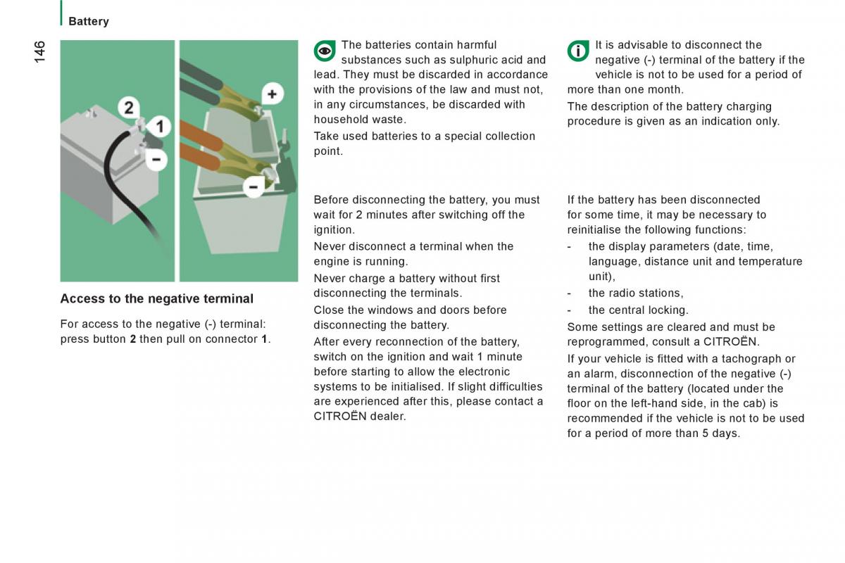 Citroen Jumper II 2 owners manual / page 148