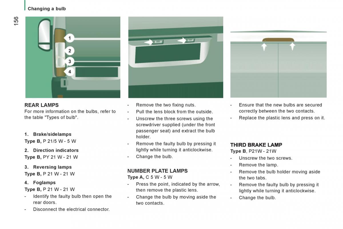 Citroen Jumper II 2 owners manual / page 158