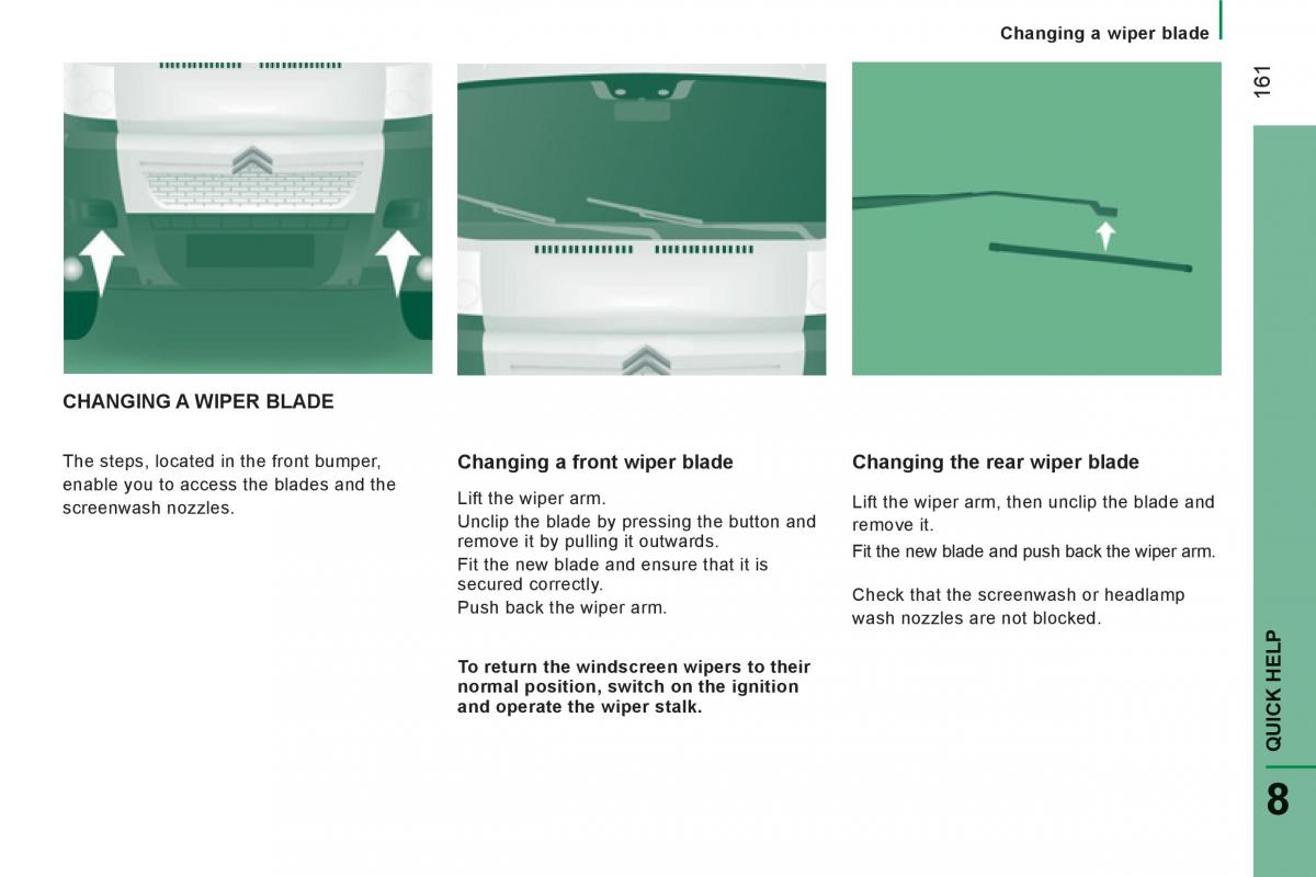 Citroen Jumper II 2 owners manual / page 163