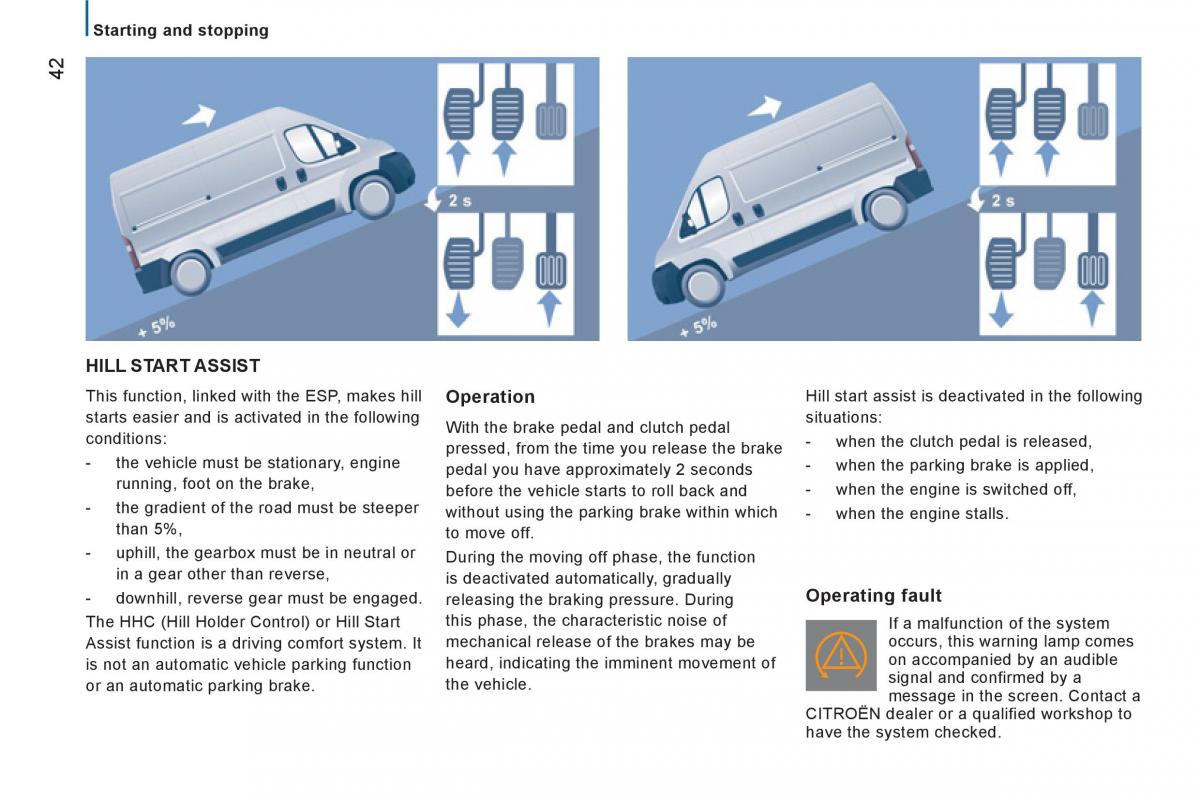 Citroen Jumper II 2 owners manual / page 44