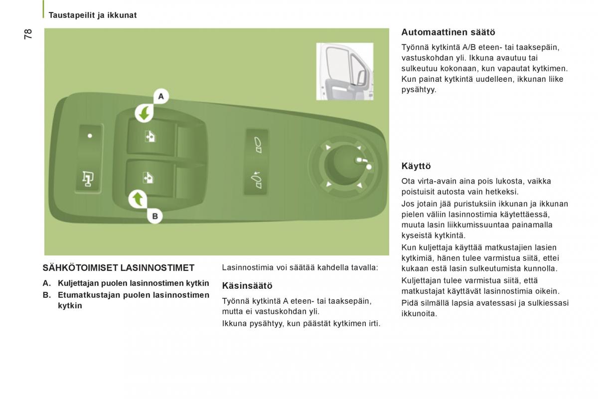 Citroen Jumper II 2 omistajan kasikirja / page 80