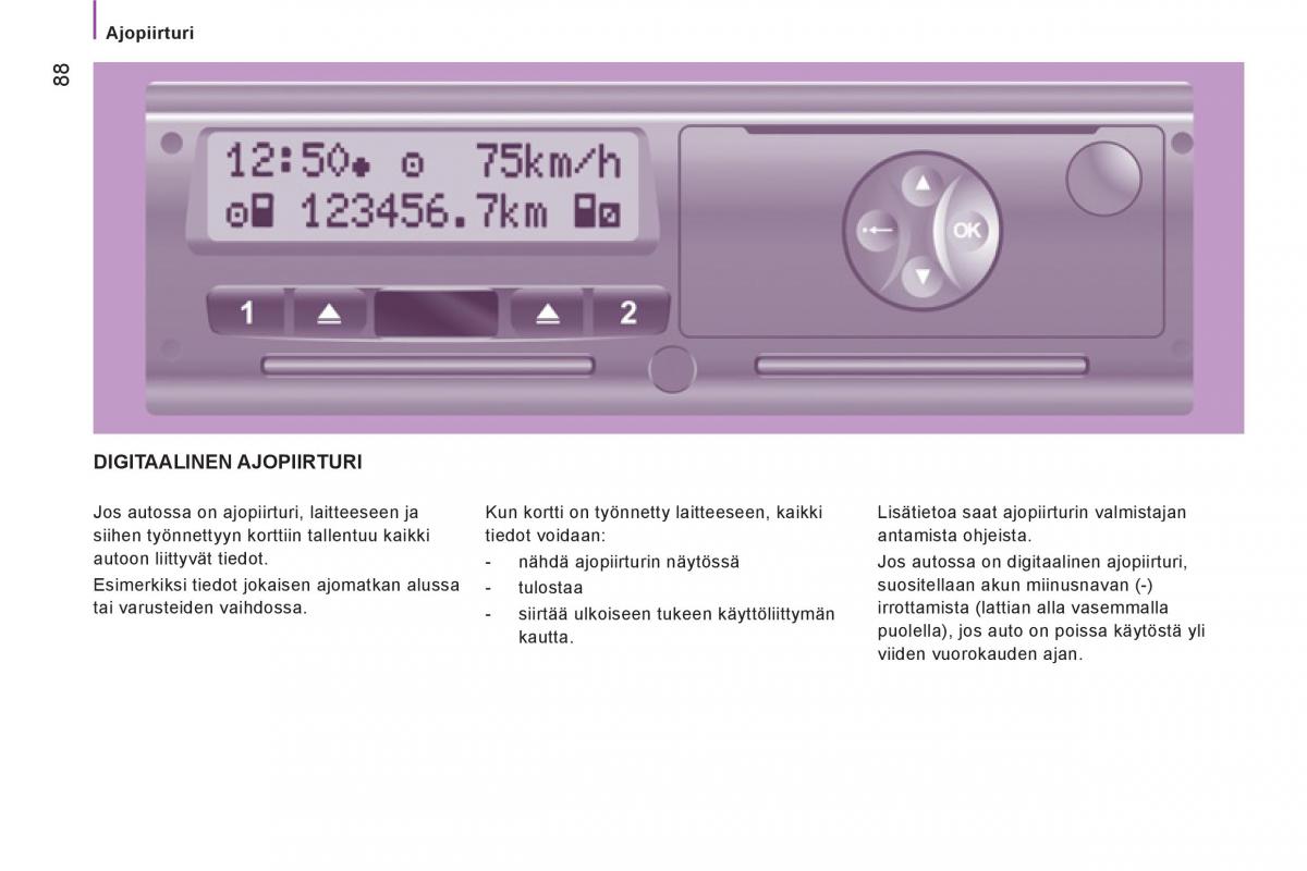 Citroen Jumper II 2 omistajan kasikirja / page 90