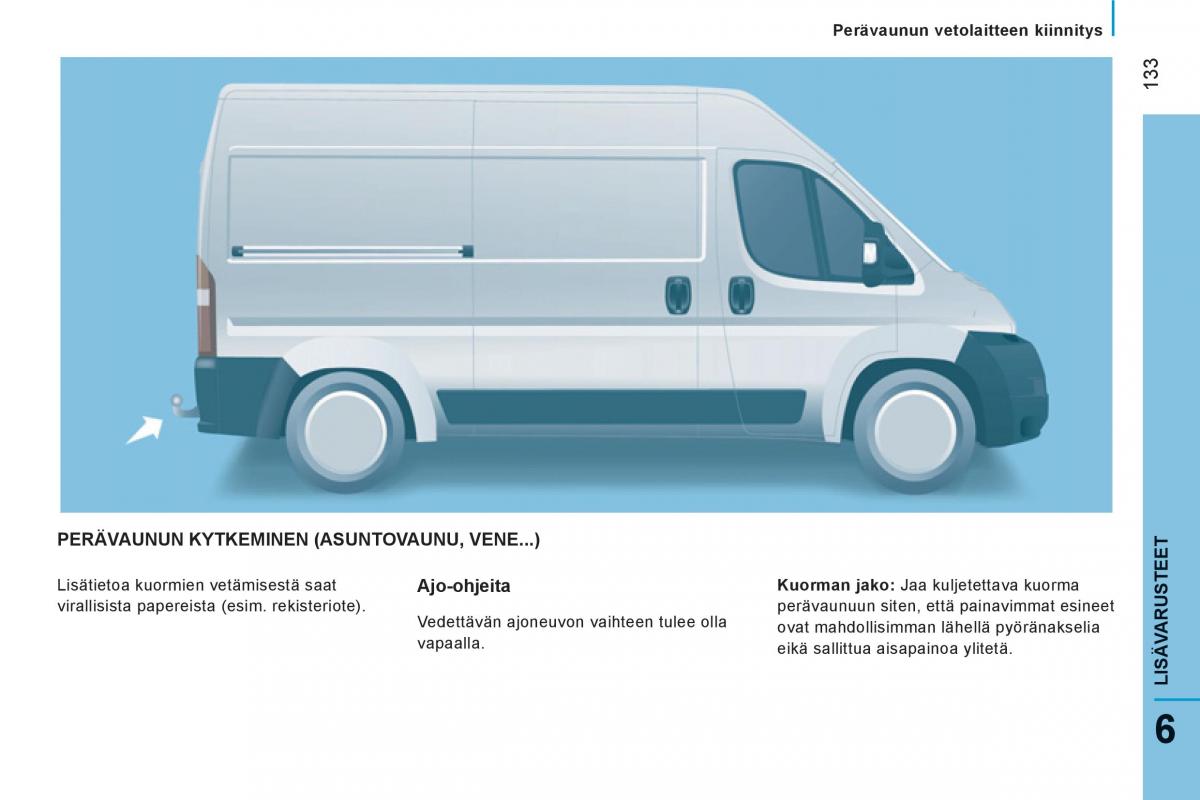 Citroen Jumper II 2 omistajan kasikirja / page 135