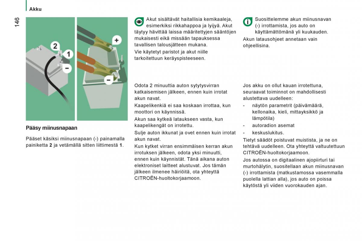 Citroen Jumper II 2 omistajan kasikirja / page 148