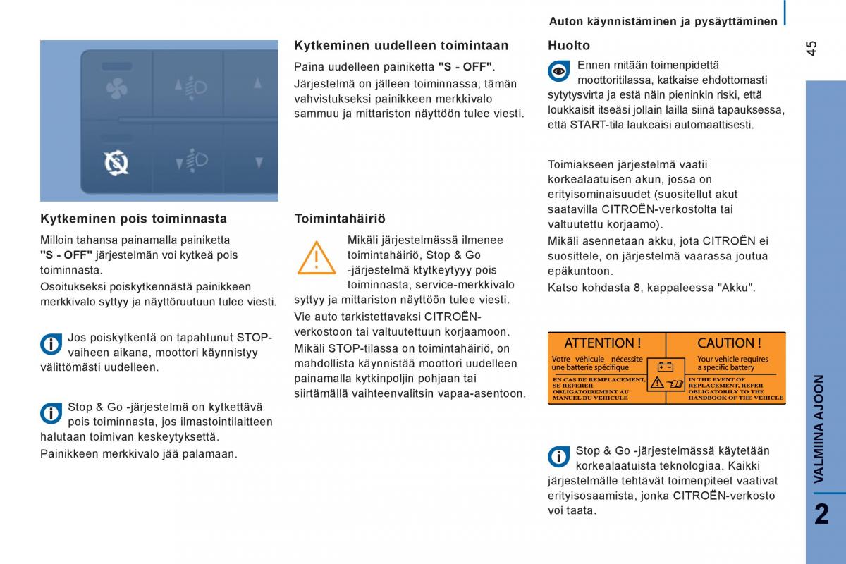 Citroen Jumper II 2 omistajan kasikirja / page 47