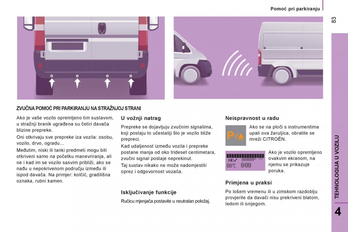 Citroen Jumper II 2 vlasnicko uputstvo / page 85