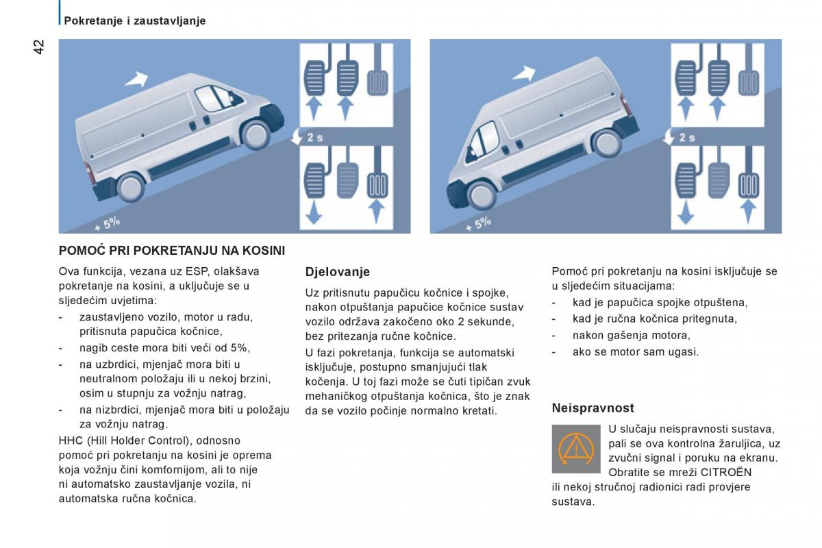 Citroen Jumper II 2 vlasnicko uputstvo / page 44