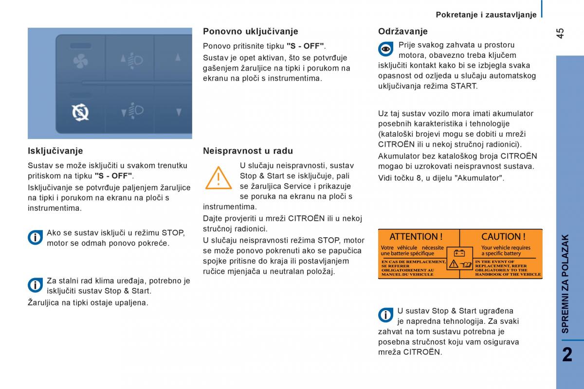 Citroen Jumper II 2 vlasnicko uputstvo / page 47
