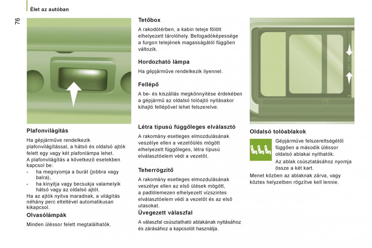 Citroen Jumper II 2 Kezelesi utmutato / page 78