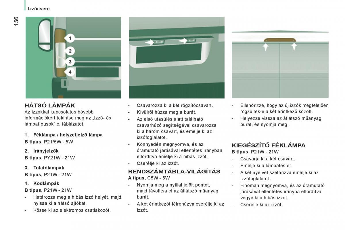 Citroen Jumper II 2 Kezelesi utmutato / page 158