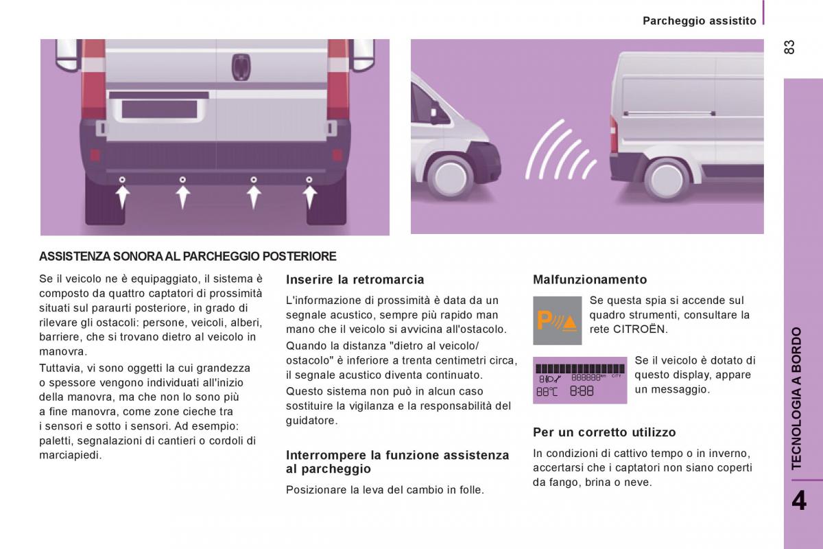 Citroen Jumper II 2 manuale del proprietario / page 85