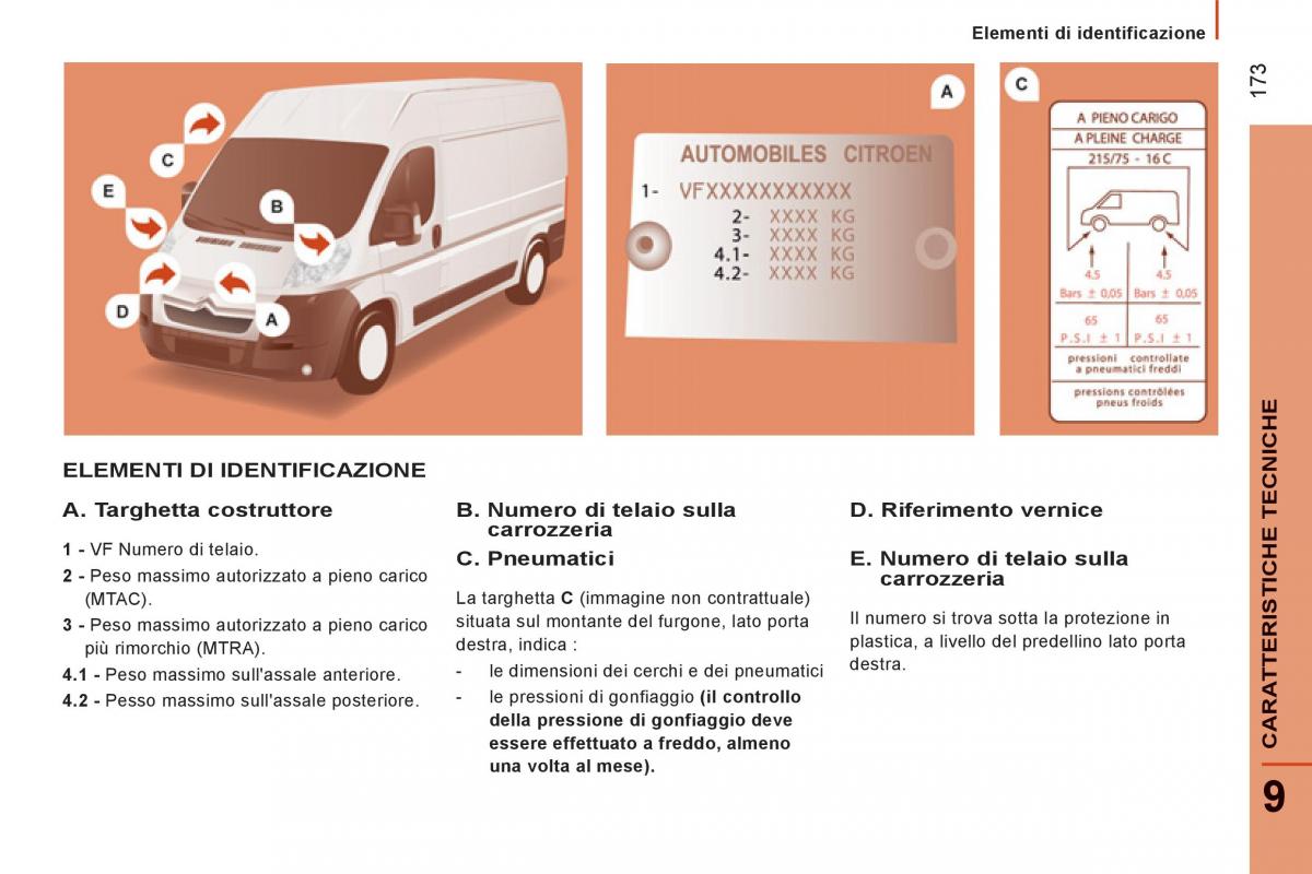 Citroen Jumper II 2 manuale del proprietario / page 175