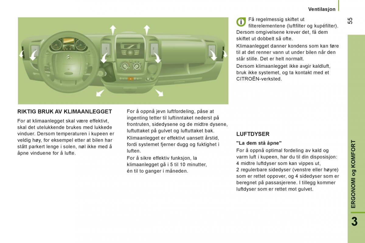 Citroen Jumper II 2 bruksanvisningen / page 57