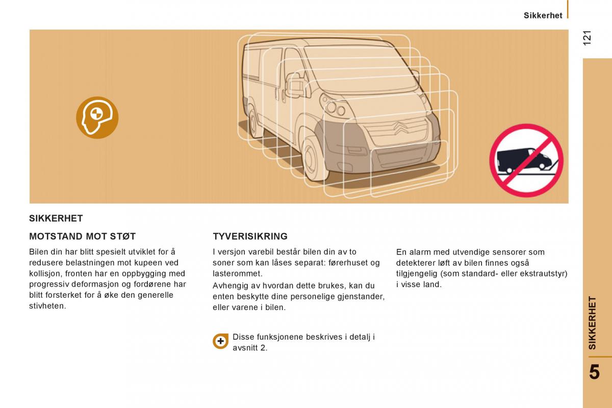 Citroen Jumper II 2 bruksanvisningen / page 123