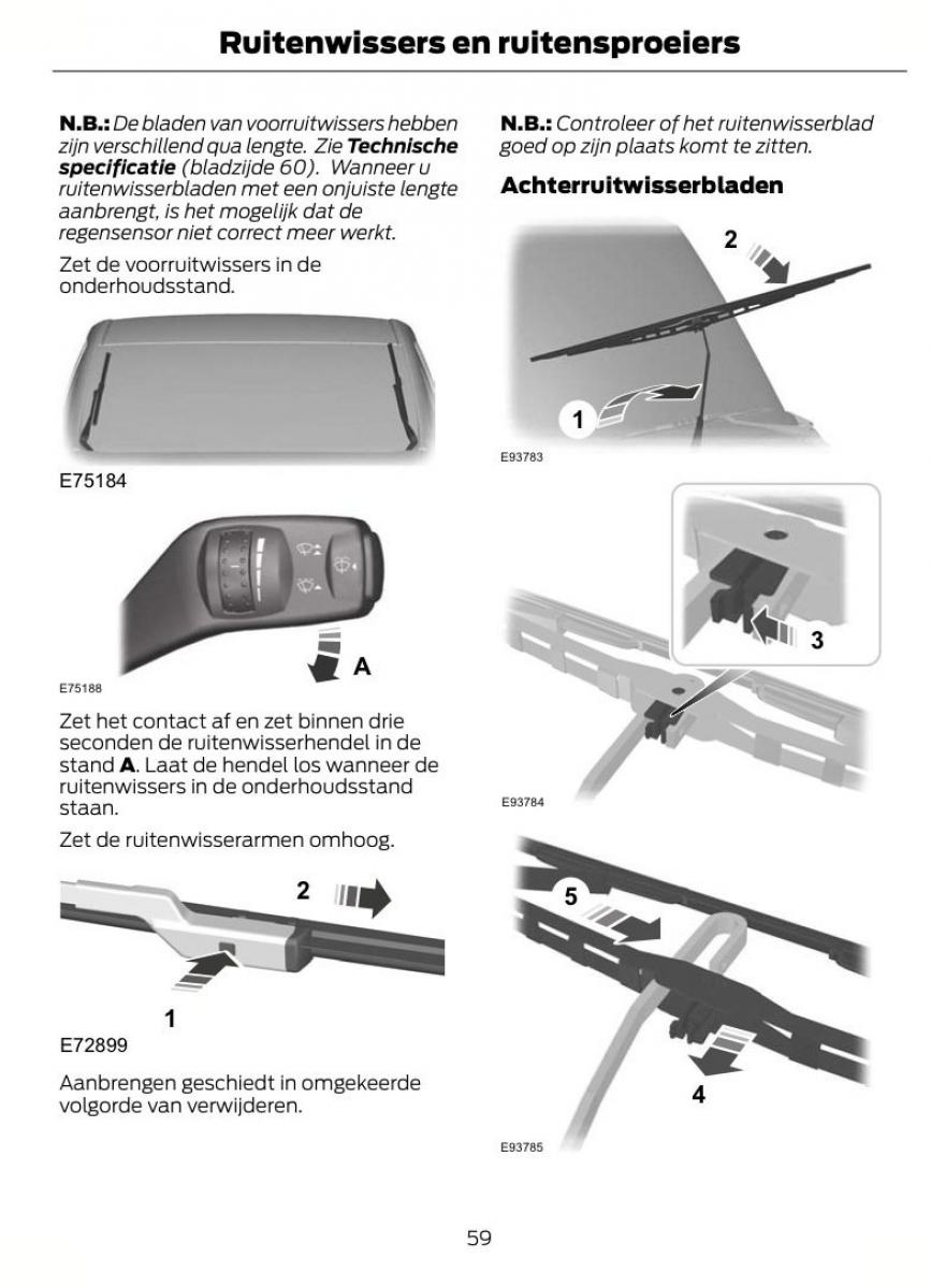 Ford S Max I 1 handleiding / page 62