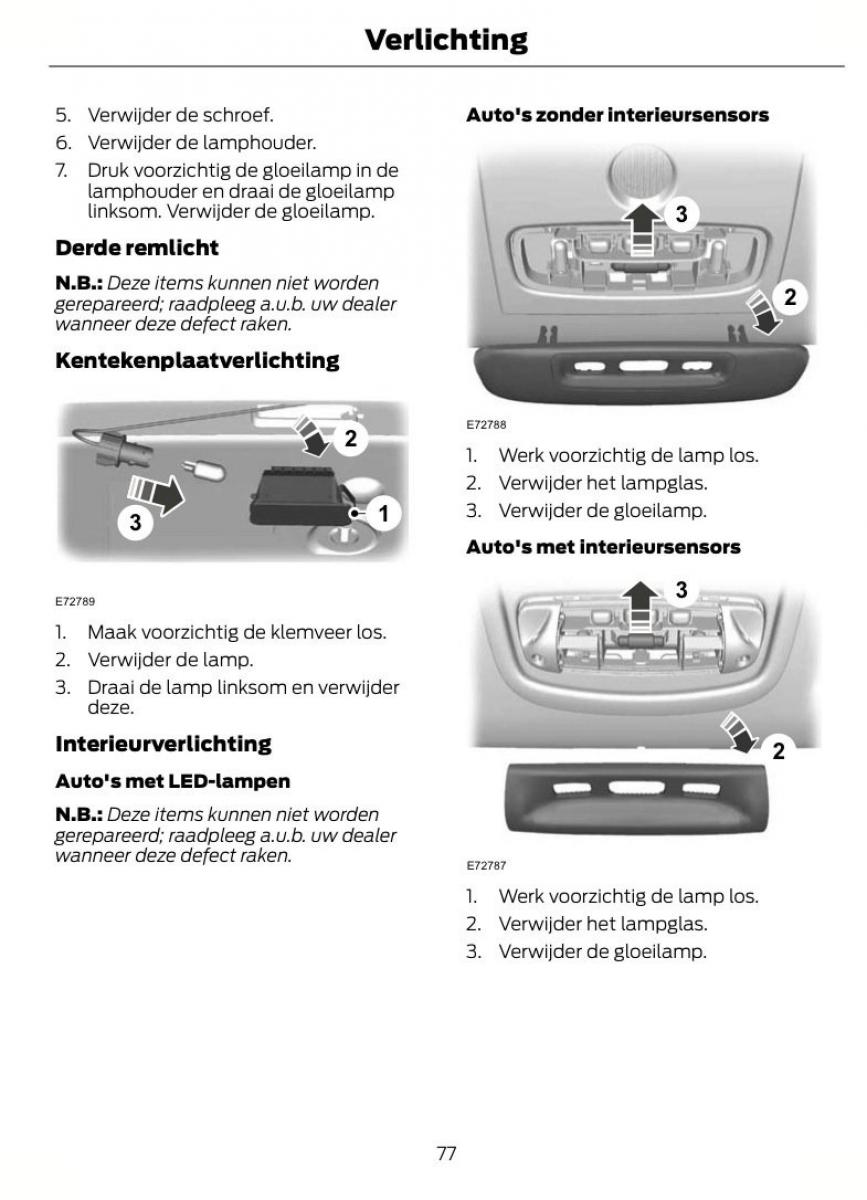 Ford S Max I 1 handleiding / page 80