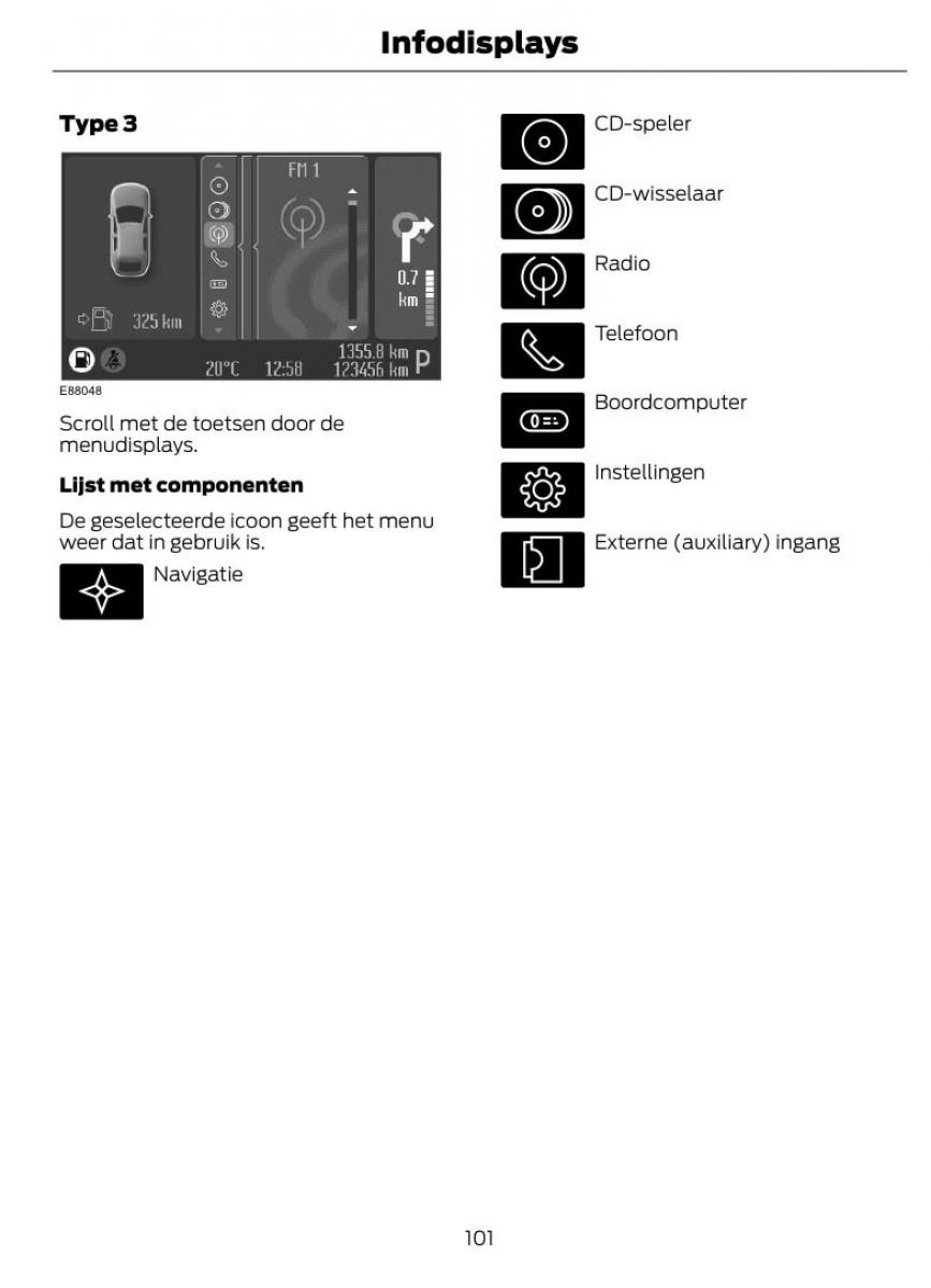 Ford S Max I 1 handleiding / page 104