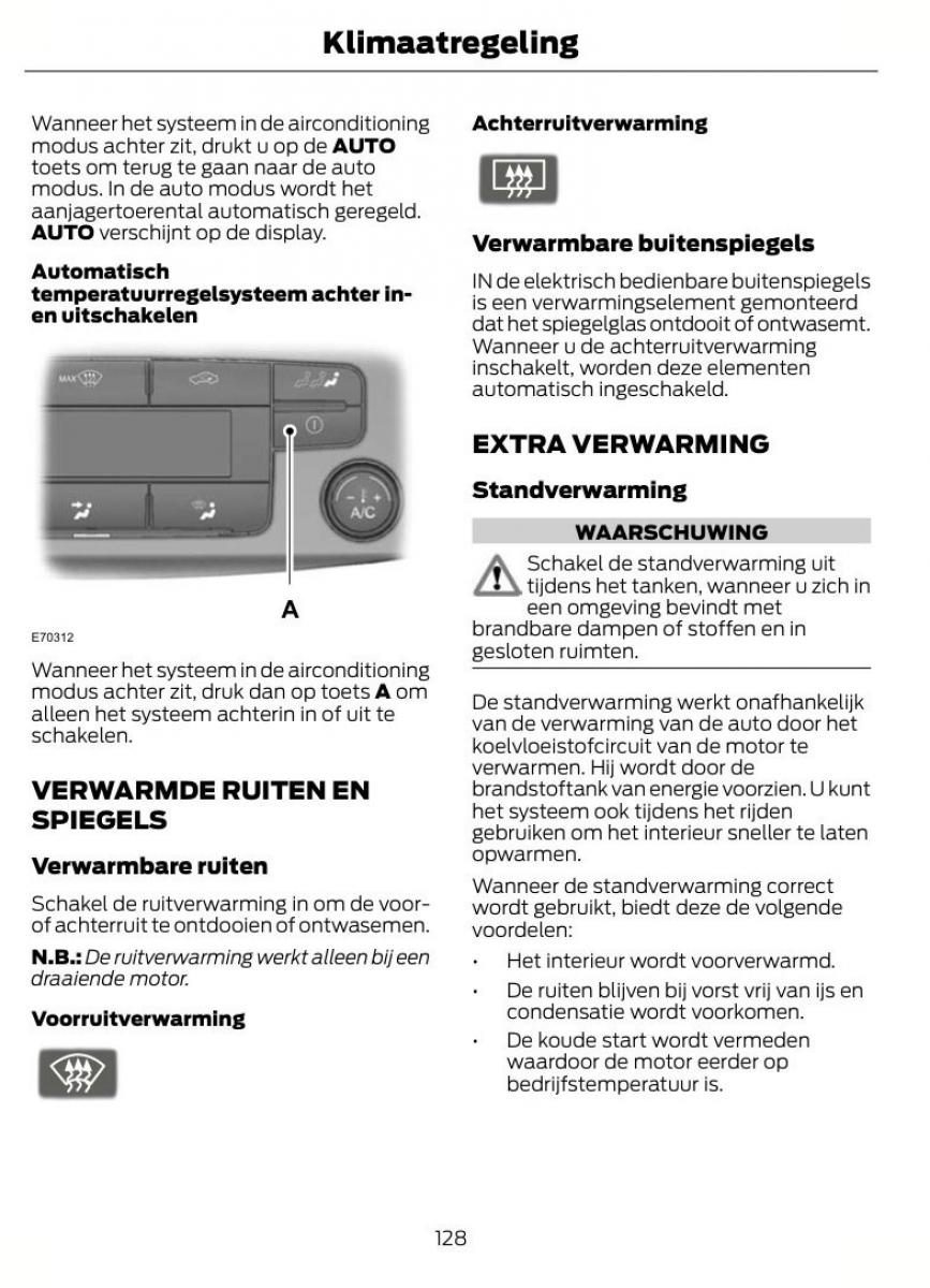 Ford S Max I 1 handleiding / page 131