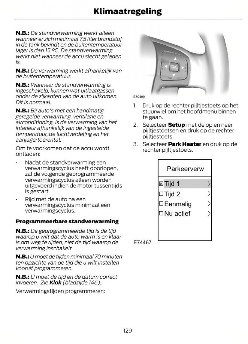 Ford S Max I 1 handleiding / page 132