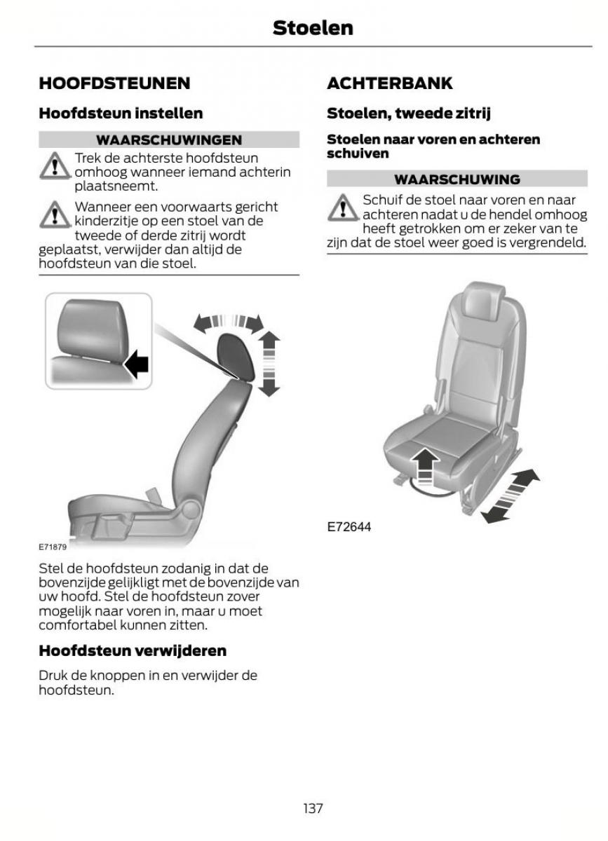 Ford S Max I 1 handleiding / page 140