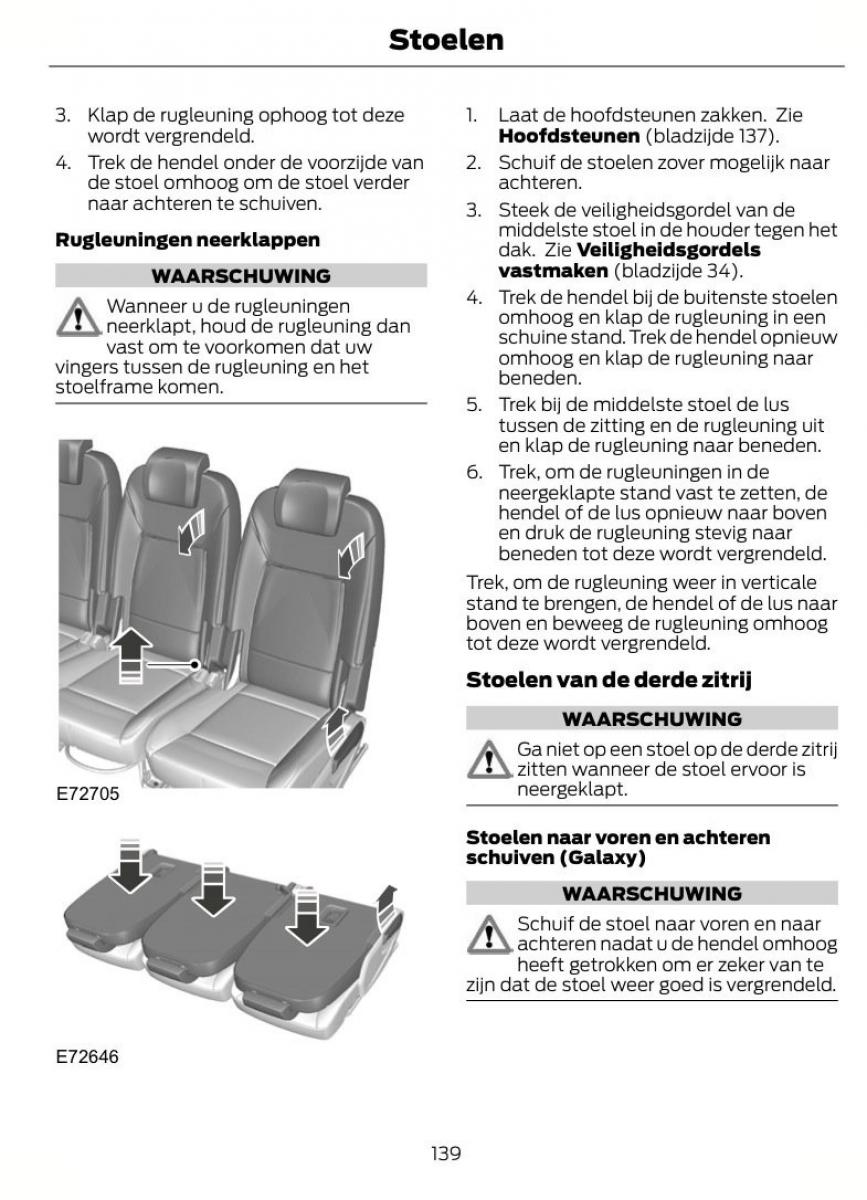 Ford S Max I 1 handleiding / page 142