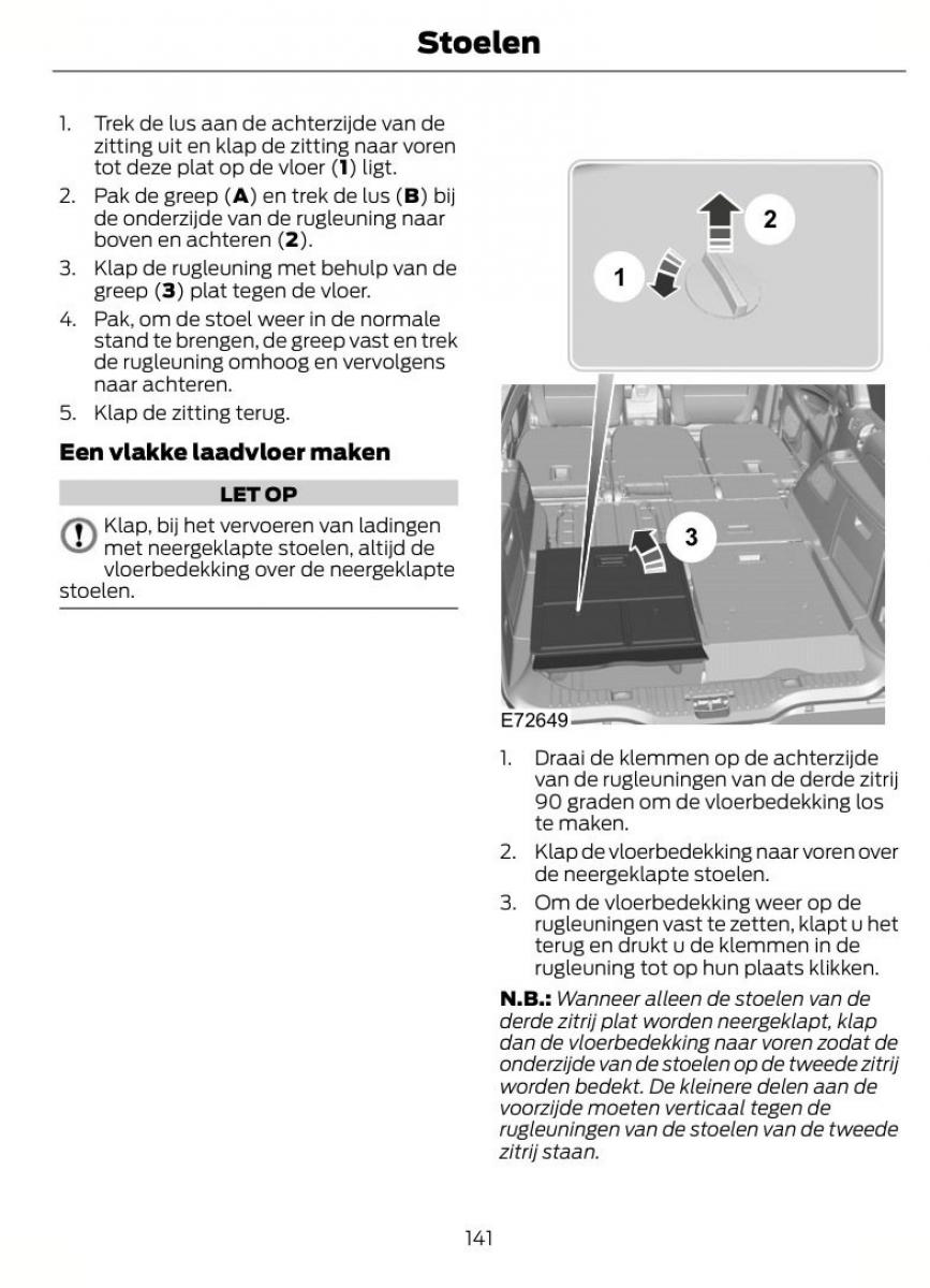 Ford S Max I 1 handleiding / page 144