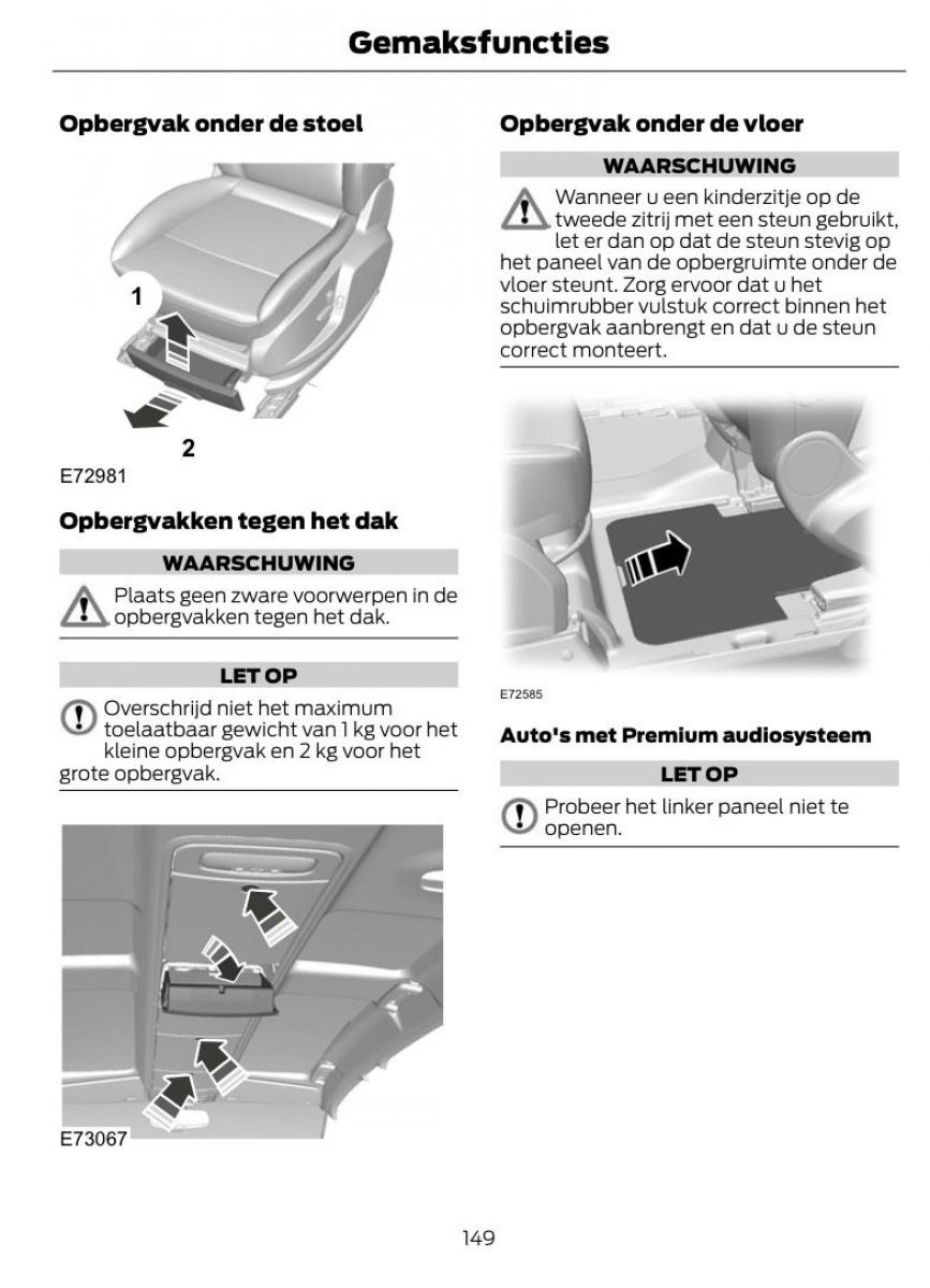 Ford S Max I 1 handleiding / page 152