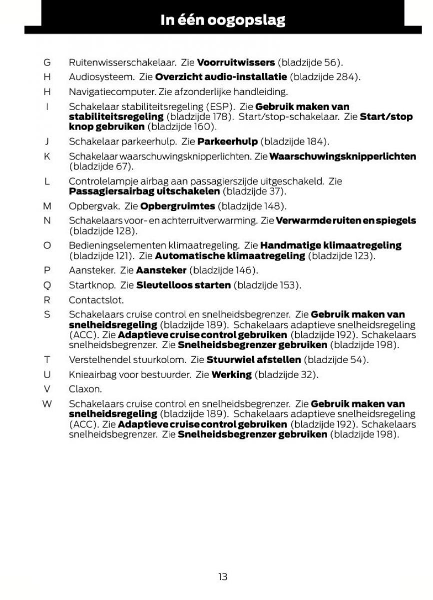 Ford S Max I 1 handleiding / page 16