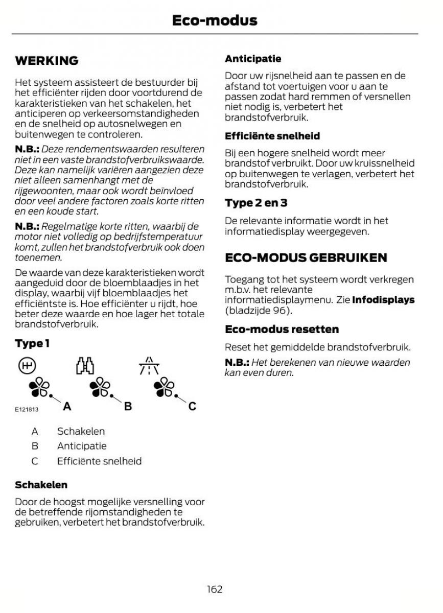 Ford S Max I 1 handleiding / page 165