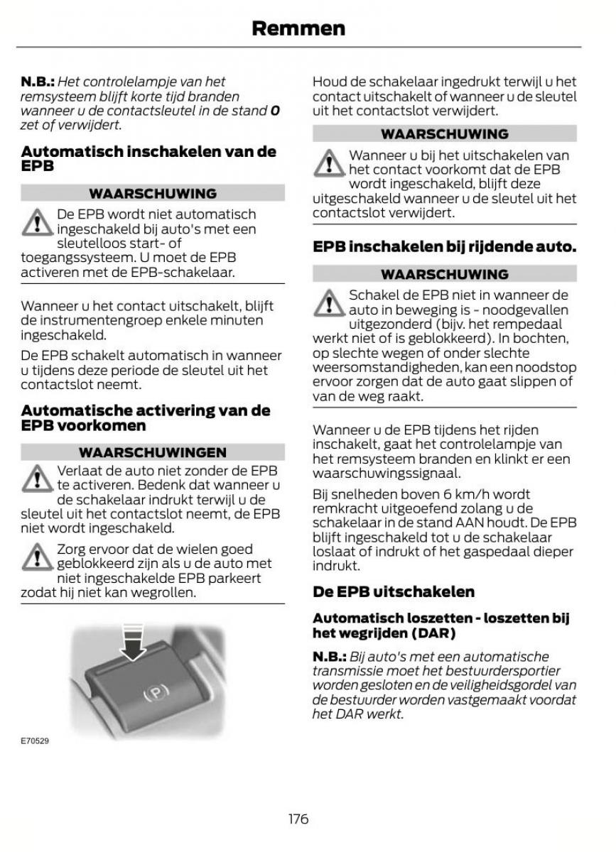 Ford S Max I 1 handleiding / page 179