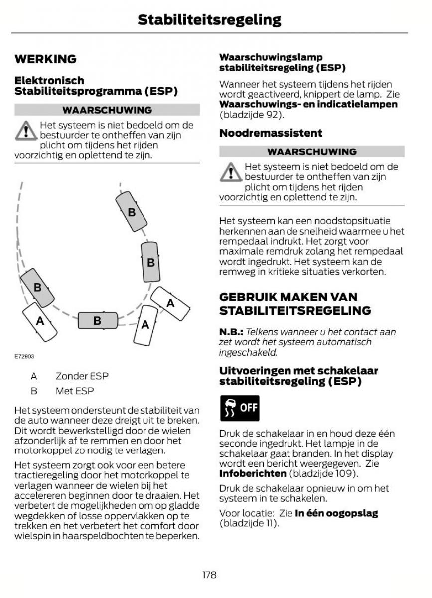 Ford S Max I 1 handleiding / page 181