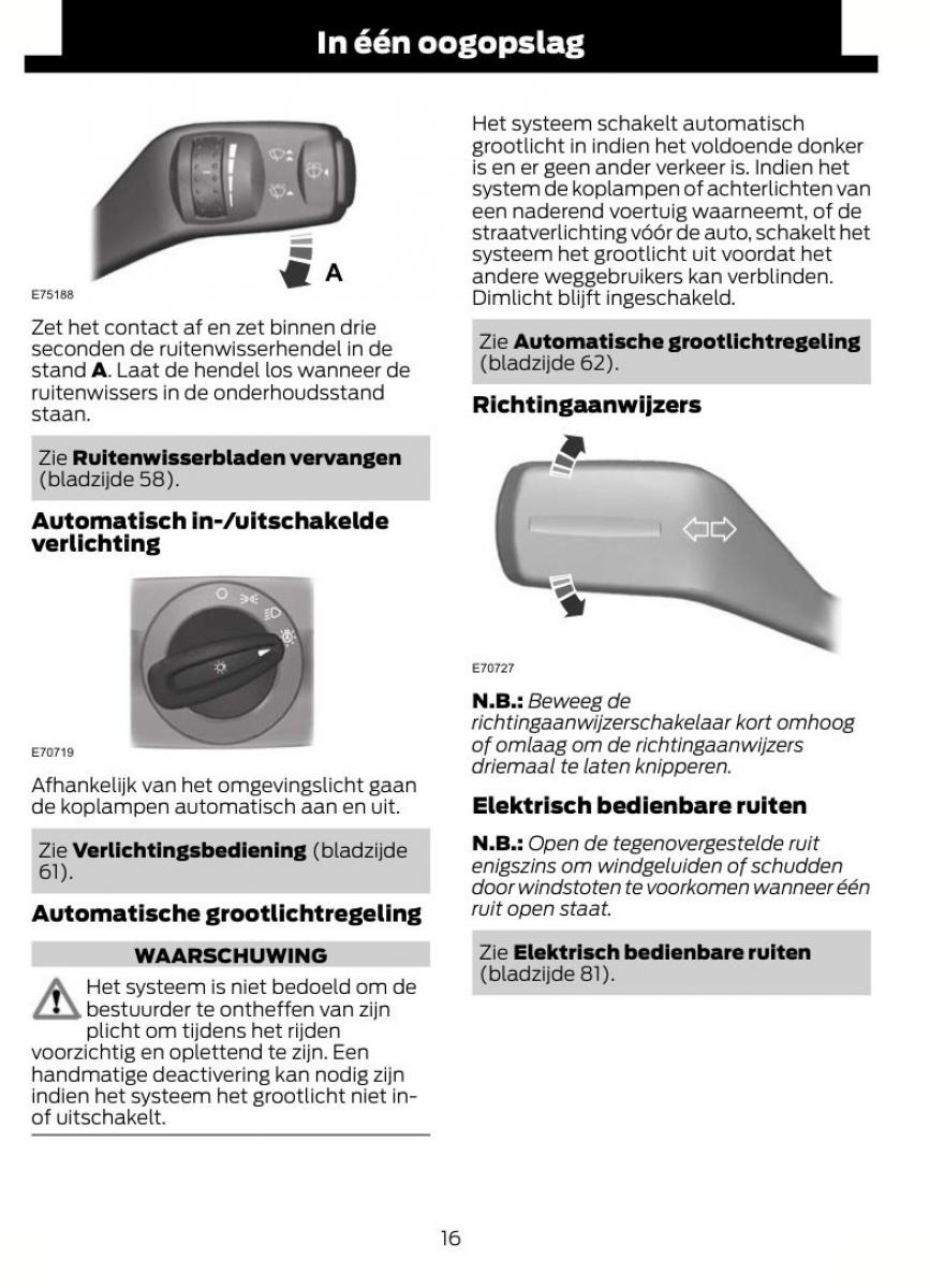 Ford S Max I 1 handleiding / page 19