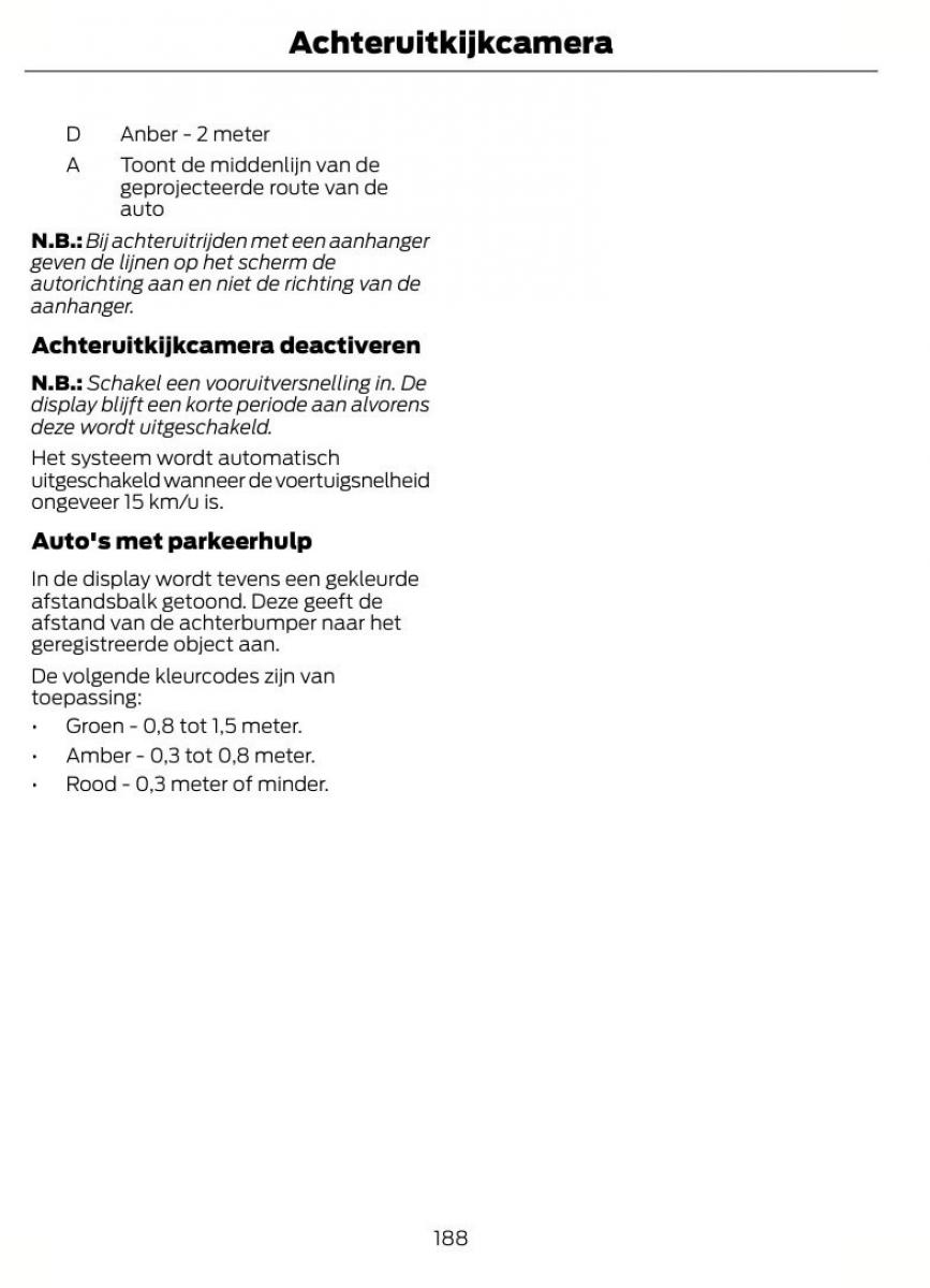 Ford S Max I 1 handleiding / page 191