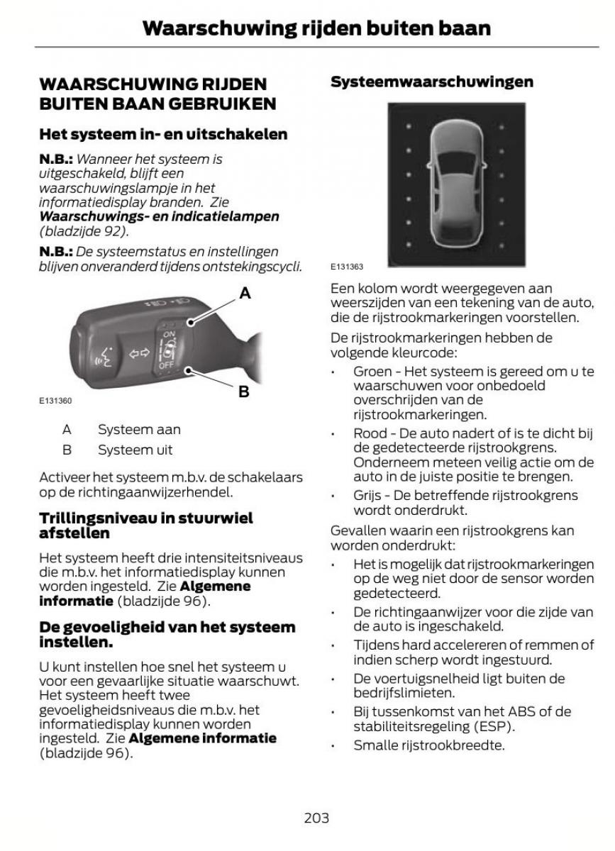 Ford S Max I 1 handleiding / page 206