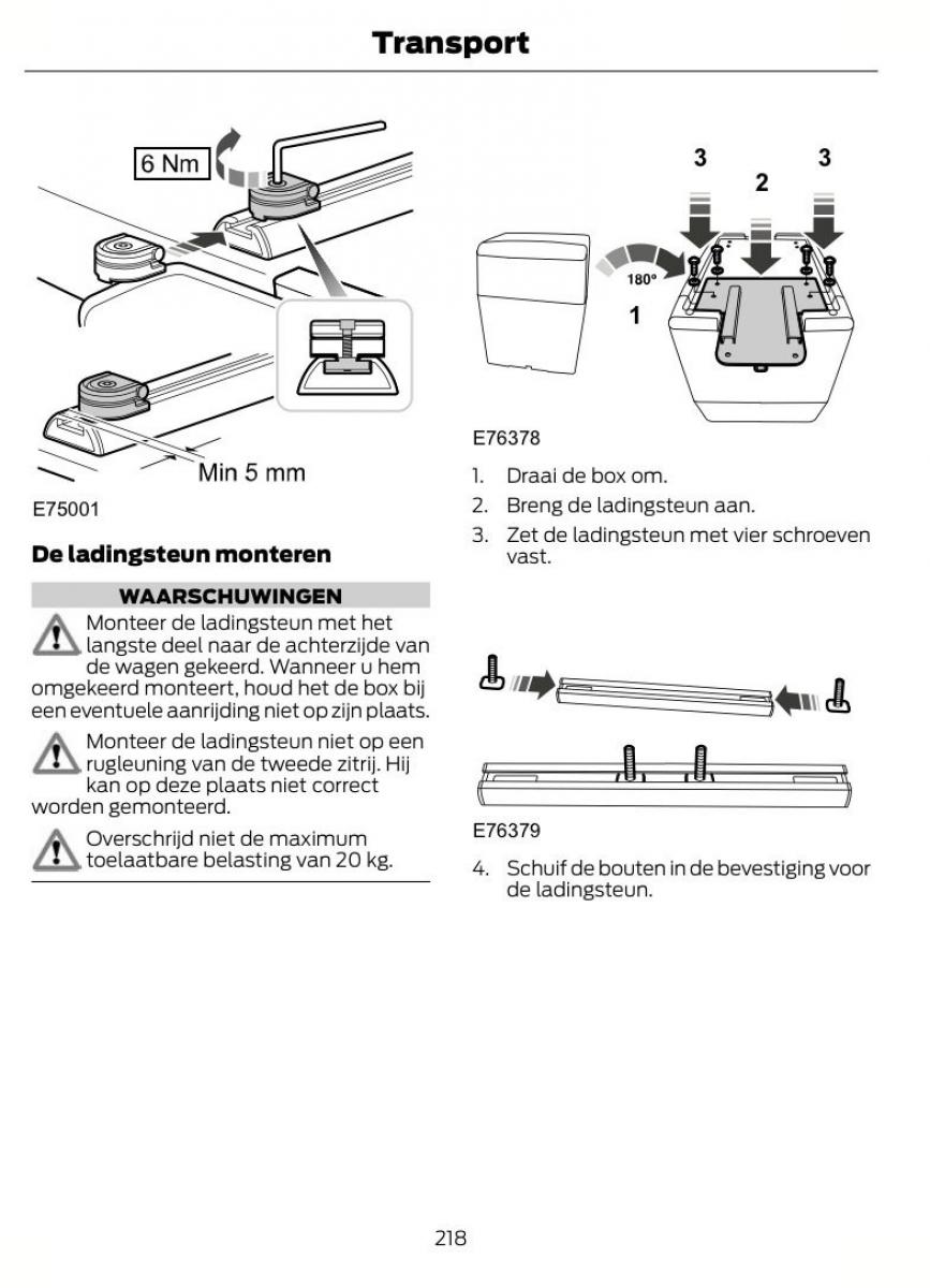 Ford S Max I 1 handleiding / page 221