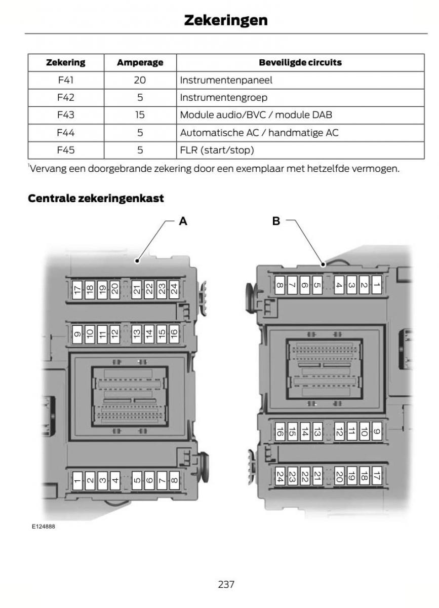 Ford S Max I 1 handleiding / page 240